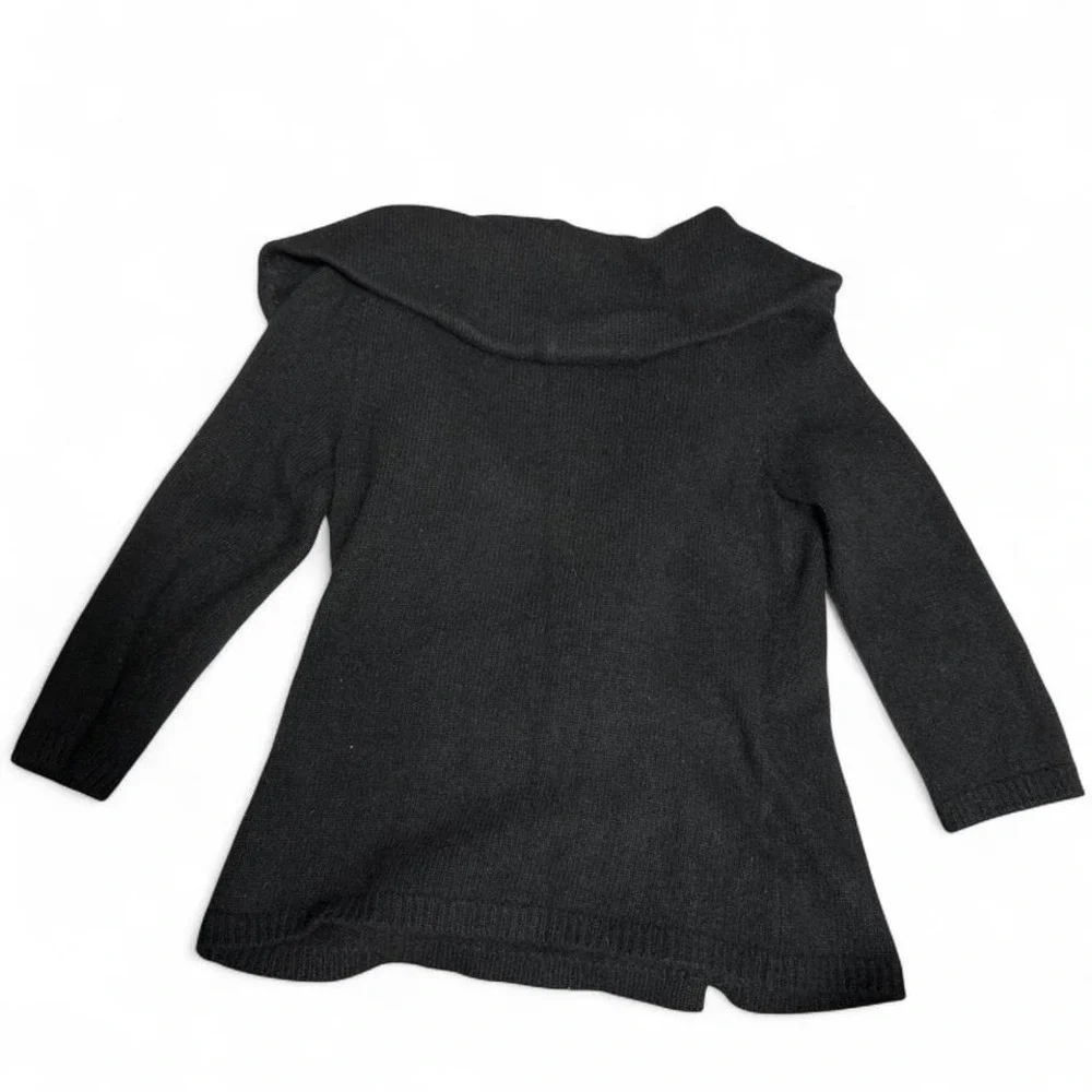 angora wool wrap sweater cardigan - Picture 3 of 8